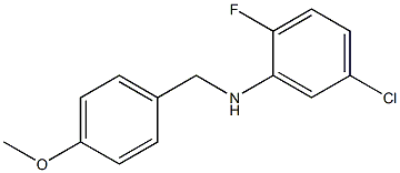 (5-chloro-2-fluorophenyl)(4-methoxyphenyl)methylamine Struktur