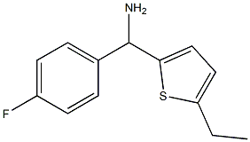 (5-ethylthiophen-2-yl)(4-fluorophenyl)methanamine Struktur