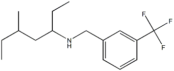 (5-methylheptan-3-yl)({[3-(trifluoromethyl)phenyl]methyl})amine Struktur