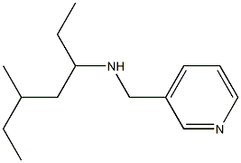 (5-methylheptan-3-yl)(pyridin-3-ylmethyl)amine Struktur