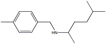 (5-methylhexan-2-yl)[(4-methylphenyl)methyl]amine Struktur