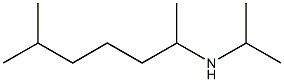 (6-methylheptan-2-yl)(propan-2-yl)amine Struktur