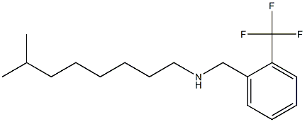 (7-methyloctyl)({[2-(trifluoromethyl)phenyl]methyl})amine Struktur