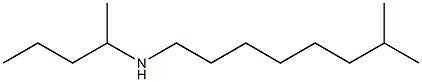 (7-methyloctyl)(pentan-2-yl)amine Struktur