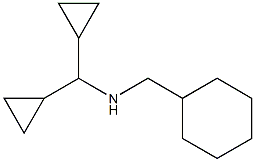 (cyclohexylmethyl)(dicyclopropylmethyl)amine Struktur