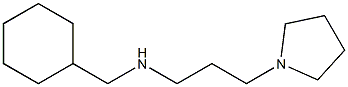 (cyclohexylmethyl)[3-(pyrrolidin-1-yl)propyl]amine Struktur