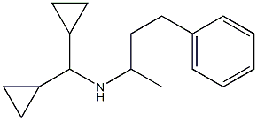 (dicyclopropylmethyl)(4-phenylbutan-2-yl)amine Struktur