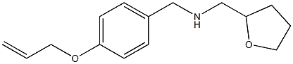 (oxolan-2-ylmethyl)({[4-(prop-2-en-1-yloxy)phenyl]methyl})amine Struktur