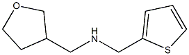 (oxolan-3-ylmethyl)(thiophen-2-ylmethyl)amine Struktur