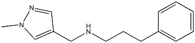 [(1-methyl-1H-pyrazol-4-yl)methyl](3-phenylpropyl)amine Struktur