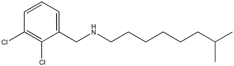 [(2,3-dichlorophenyl)methyl](7-methyloctyl)amine Struktur