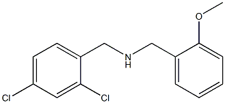 [(2,4-dichlorophenyl)methyl][(2-methoxyphenyl)methyl]amine Struktur