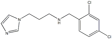 [(2,4-dichlorophenyl)methyl][3-(1H-imidazol-1-yl)propyl]amine Struktur