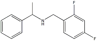 [(2,4-difluorophenyl)methyl](1-phenylethyl)amine Struktur