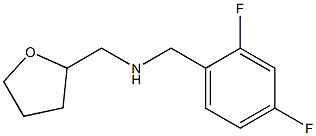 [(2,4-difluorophenyl)methyl](oxolan-2-ylmethyl)amine Struktur