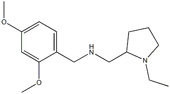 [(2,4-dimethoxyphenyl)methyl][(1-ethylpyrrolidin-2-yl)methyl]amine Struktur