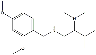 [(2,4-dimethoxyphenyl)methyl][2-(dimethylamino)-3-methylbutyl]amine Struktur