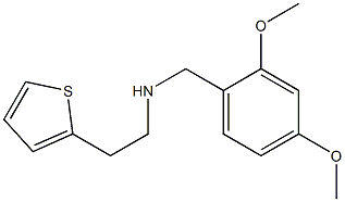 [(2,4-dimethoxyphenyl)methyl][2-(thiophen-2-yl)ethyl]amine Struktur