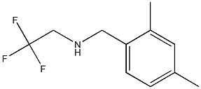 [(2,4-dimethylphenyl)methyl](2,2,2-trifluoroethyl)amine Struktur