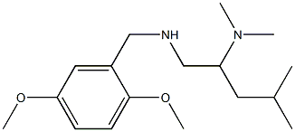 [(2,5-dimethoxyphenyl)methyl][2-(dimethylamino)-4-methylpentyl]amine Struktur