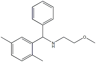 [(2,5-dimethylphenyl)(phenyl)methyl](2-methoxyethyl)amine Struktur