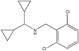 [(2,6-dichlorophenyl)methyl](dicyclopropylmethyl)amine Struktur