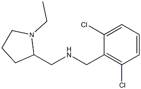 [(2,6-dichlorophenyl)methyl][(1-ethylpyrrolidin-2-yl)methyl]amine Struktur