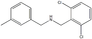 [(2,6-dichlorophenyl)methyl][(3-methylphenyl)methyl]amine Struktur