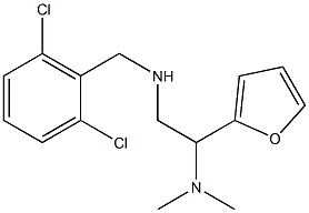 [(2,6-dichlorophenyl)methyl][2-(dimethylamino)-2-(furan-2-yl)ethyl]amine Struktur