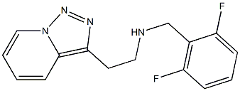 [(2,6-difluorophenyl)methyl](2-{[1,2,4]triazolo[3,4-a]pyridin-3-yl}ethyl)amine Struktur