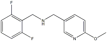 [(2,6-difluorophenyl)methyl][(6-methoxypyridin-3-yl)methyl]amine Struktur