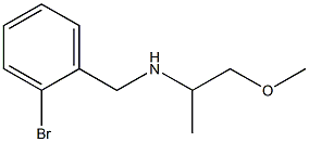 [(2-bromophenyl)methyl](1-methoxypropan-2-yl)amine Struktur