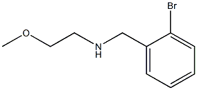 [(2-bromophenyl)methyl](2-methoxyethyl)amine Struktur