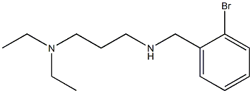 [(2-bromophenyl)methyl][3-(diethylamino)propyl]amine Struktur