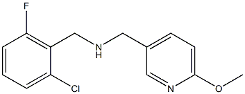 [(2-chloro-6-fluorophenyl)methyl][(6-methoxypyridin-3-yl)methyl]amine Struktur