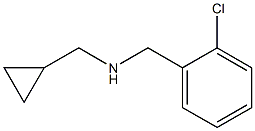 [(2-chlorophenyl)methyl](cyclopropylmethyl)amine Struktur