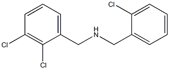 [(2-chlorophenyl)methyl][(2,3-dichlorophenyl)methyl]amine Struktur