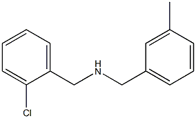 [(2-chlorophenyl)methyl][(3-methylphenyl)methyl]amine Struktur