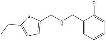 [(2-chlorophenyl)methyl][(5-ethylthiophen-2-yl)methyl]amine Struktur