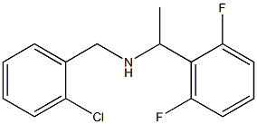 [(2-chlorophenyl)methyl][1-(2,6-difluorophenyl)ethyl]amine Struktur