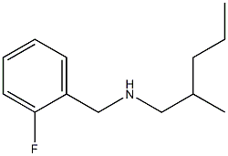 [(2-fluorophenyl)methyl](2-methylpentyl)amine Struktur