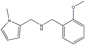 [(2-methoxyphenyl)methyl][(1-methyl-1H-pyrrol-2-yl)methyl]amine Struktur