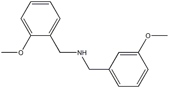 [(2-methoxyphenyl)methyl][(3-methoxyphenyl)methyl]amine Struktur