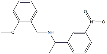 [(2-methoxyphenyl)methyl][1-(3-nitrophenyl)ethyl]amine Structure