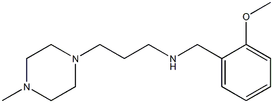 [(2-methoxyphenyl)methyl][3-(4-methylpiperazin-1-yl)propyl]amine Struktur