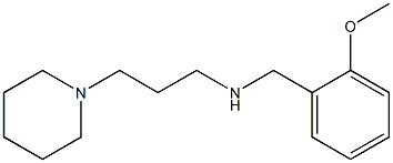 [(2-methoxyphenyl)methyl][3-(piperidin-1-yl)propyl]amine Struktur