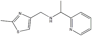 [(2-methyl-1,3-thiazol-4-yl)methyl][1-(pyridin-2-yl)ethyl]amine Struktur