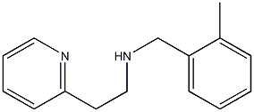 [(2-methylphenyl)methyl][2-(pyridin-2-yl)ethyl]amine Struktur