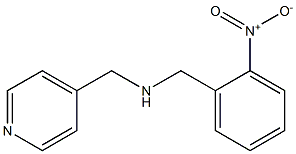 [(2-nitrophenyl)methyl](pyridin-4-ylmethyl)amine Struktur