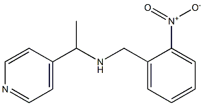 [(2-nitrophenyl)methyl][1-(pyridin-4-yl)ethyl]amine Struktur